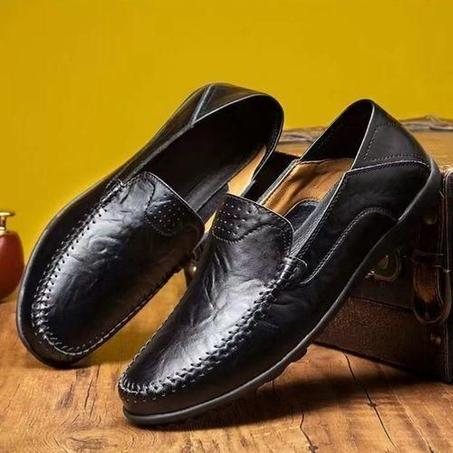 Hommes Casual Slip-ons Moccasins Chaussures Noir