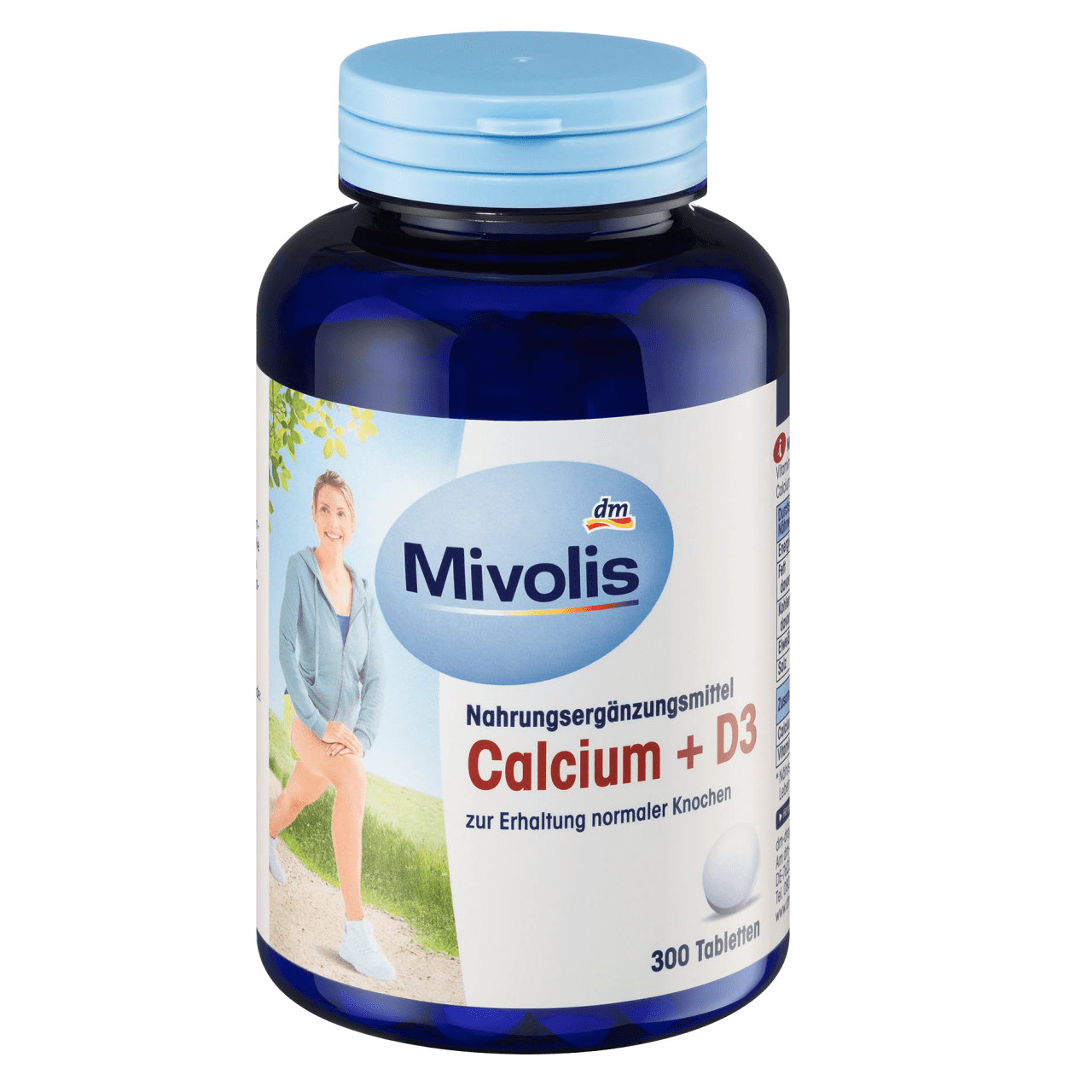 Comprimés de calcium + D3, 300 pièces, 270 g