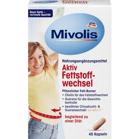 Capsules de métabolisme actif des graisses 45 pièces, 25 g