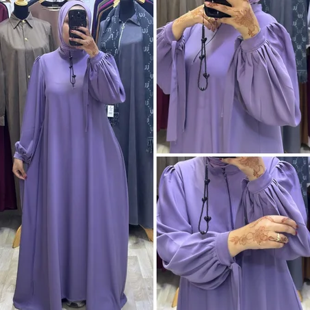 عباية جُمانة - كريب كوري أصلي (جودة ممتازة)