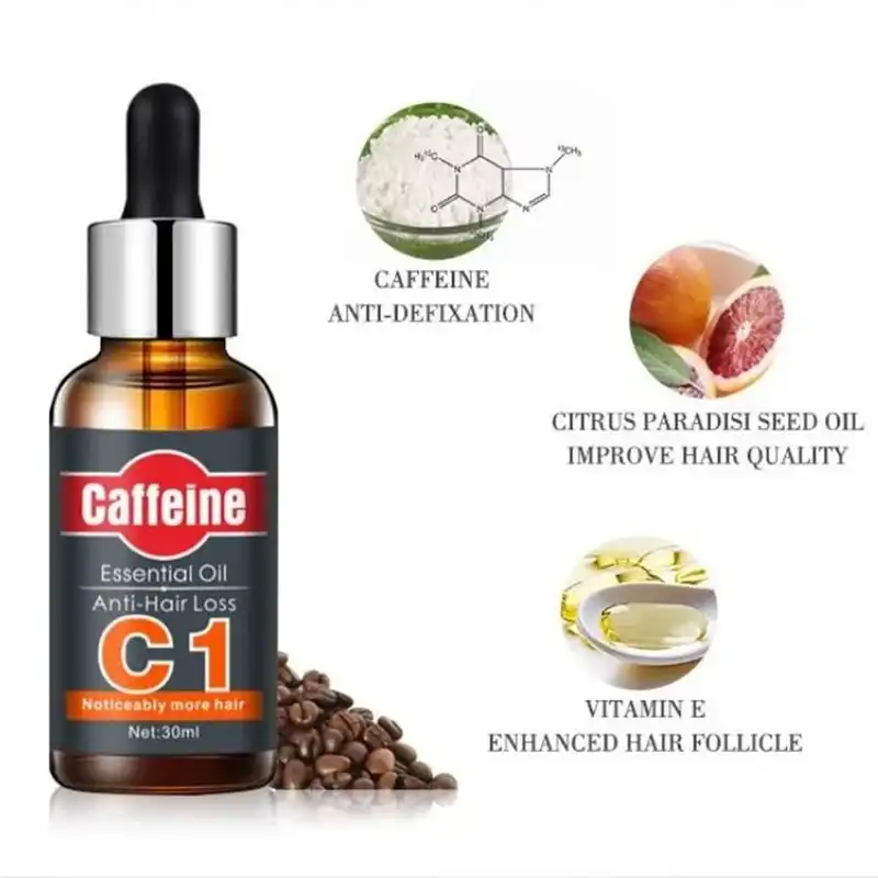 زيت مضاد لتساقط الشعر مع الكافيين