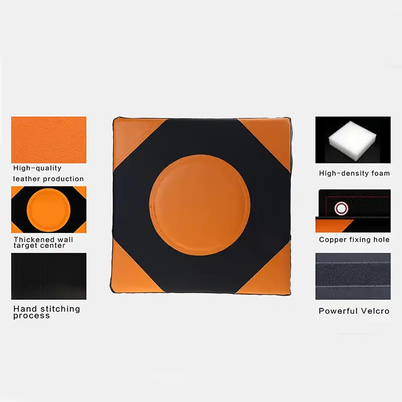 هدف حائط الملاكمة (أسود برتقالي)