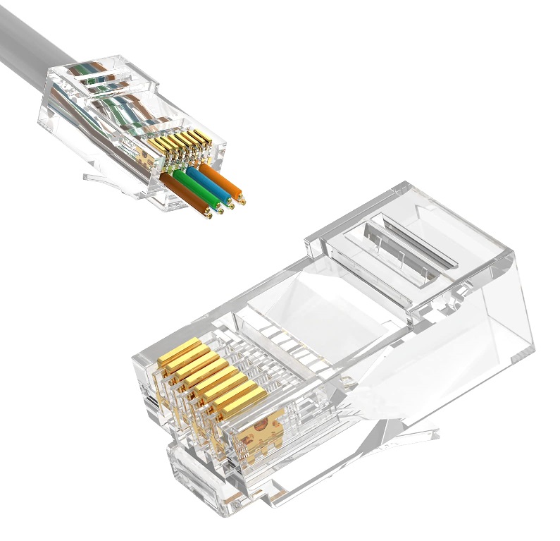 100 Piece - RJ45 Cat5 Cat5e Cat6