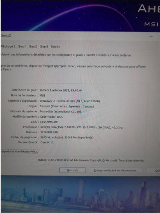 MSI GE66 Raider 10UG – RTX 3070