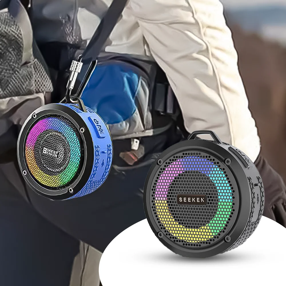 عرض 2 Waterproof bluetooth speaker colorful سماعات بلوتوث مقاومة للماء ملونة