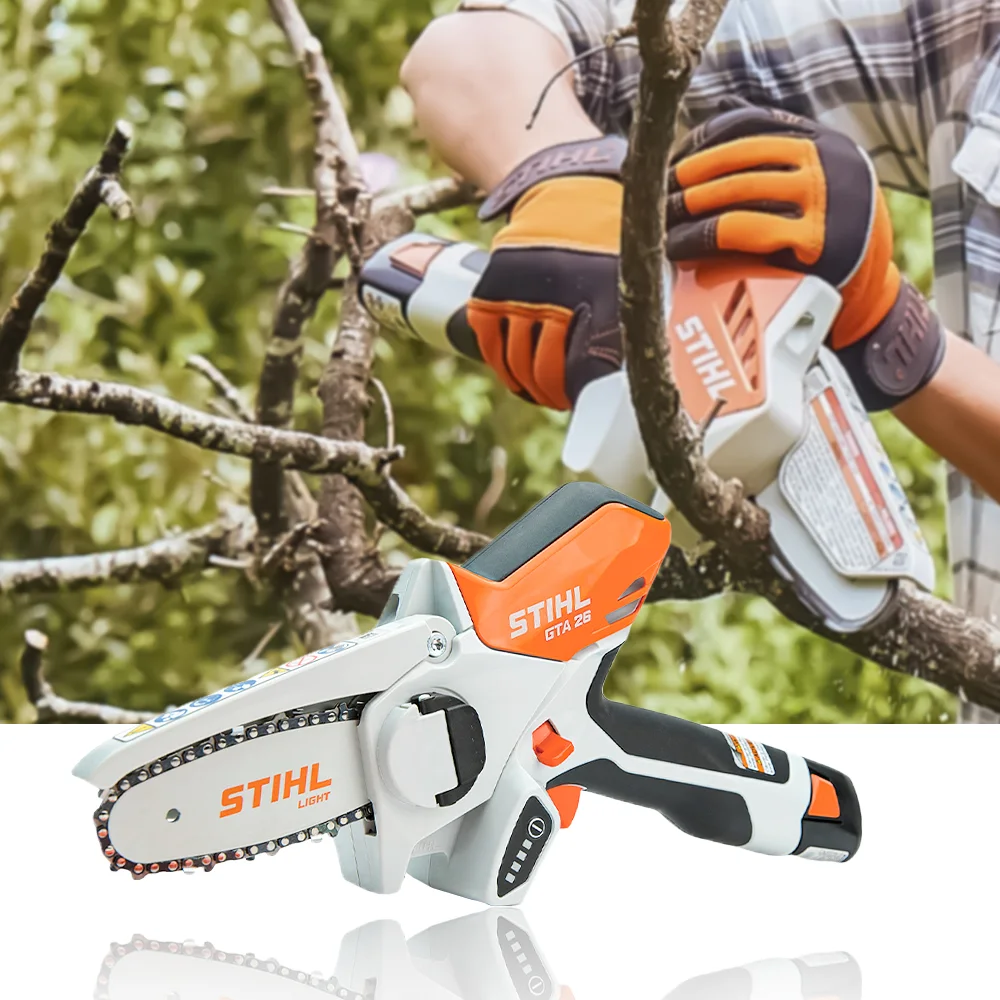 مقلّم حديقة يعمل بالبطارية GTA 26 - GTA 26 battery-powered garden pruner.
