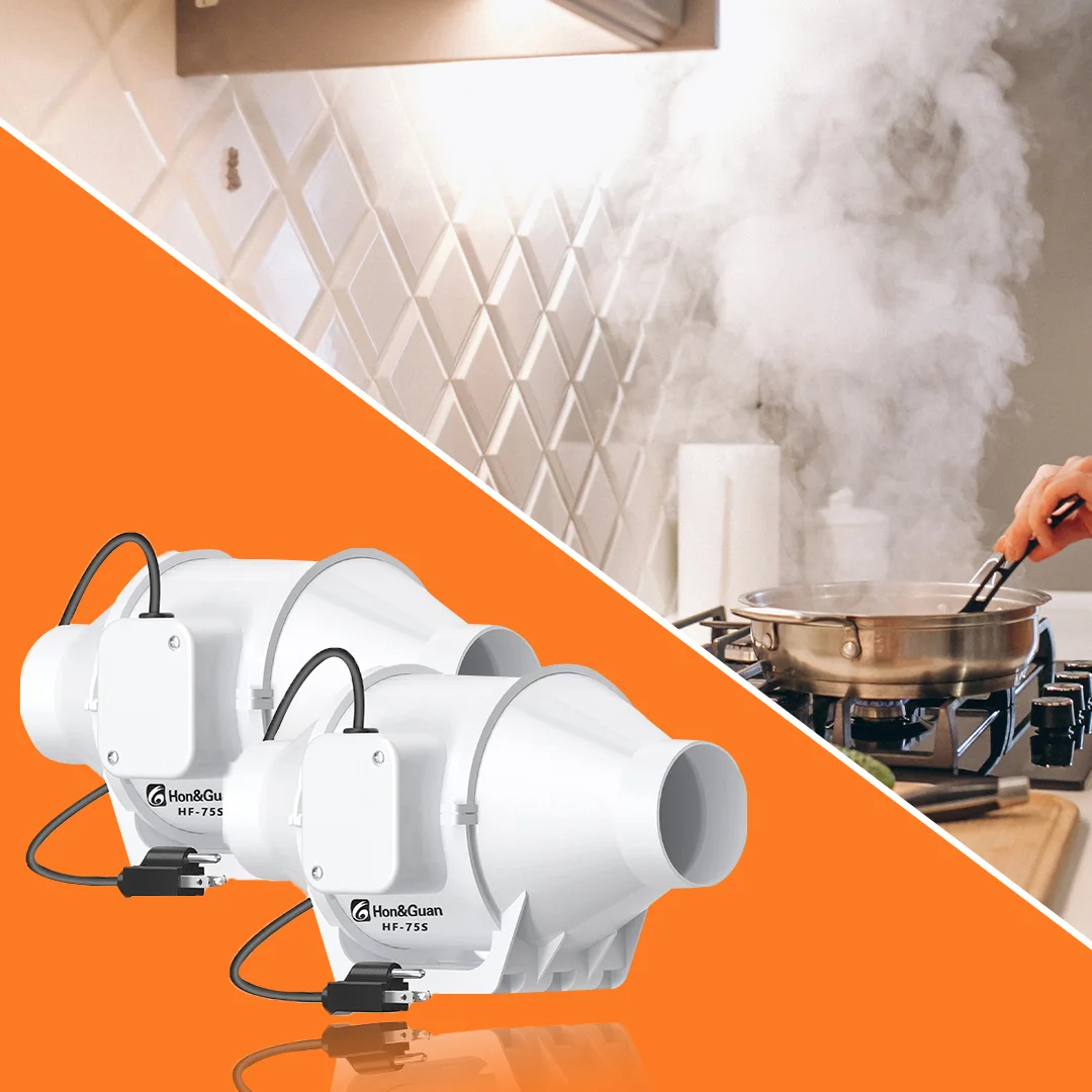 System Exhaust Air for Bathroom Kitchen - شفاط ونظام تهوية مختلط عرض 2