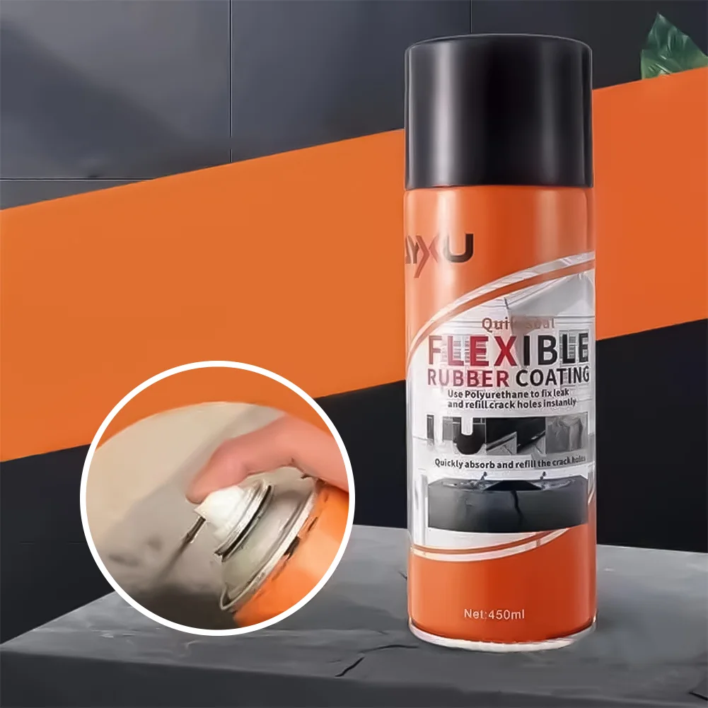 Quick Seal Rubber Spray Black سبراي مطاط عازل