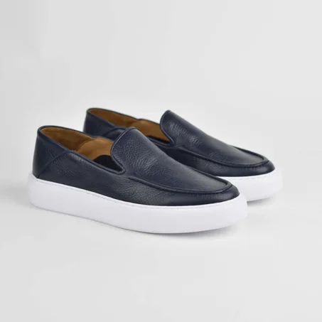 Mocassins sports en cuir - Ref 023