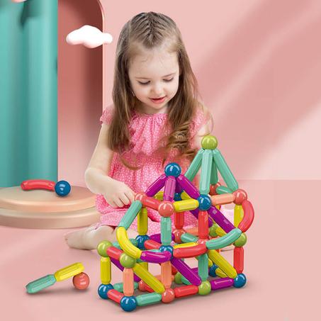 لعبة البناء المغناطيسية للأطفال - اللعبة الأكثر مبيعاً في العالم