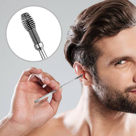 أداة تنظيف الأذن الحلزونية