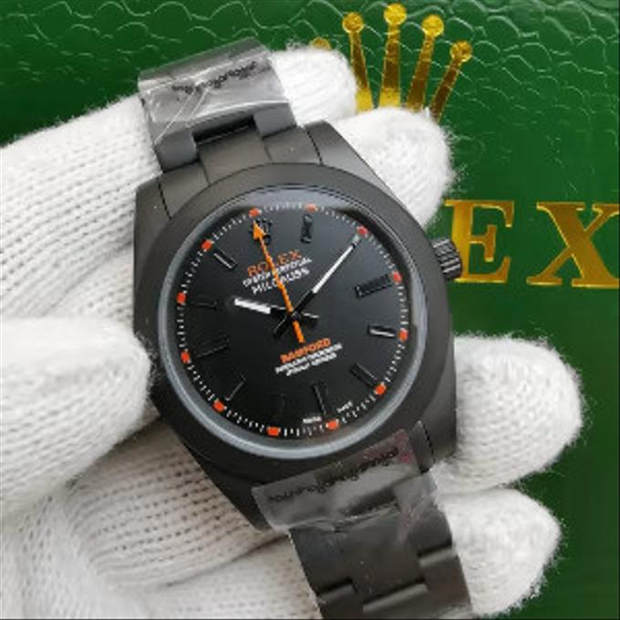 Rolex milgauss black on sale price