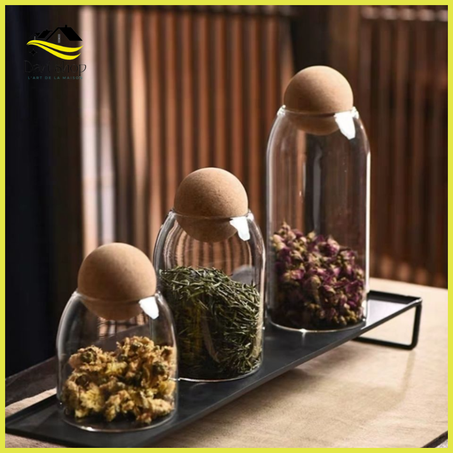 Bocaux de stockage en verre