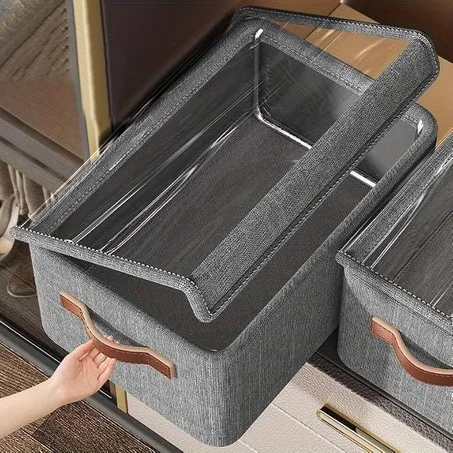 🧺 صندوق منضم الملابس والأغطية