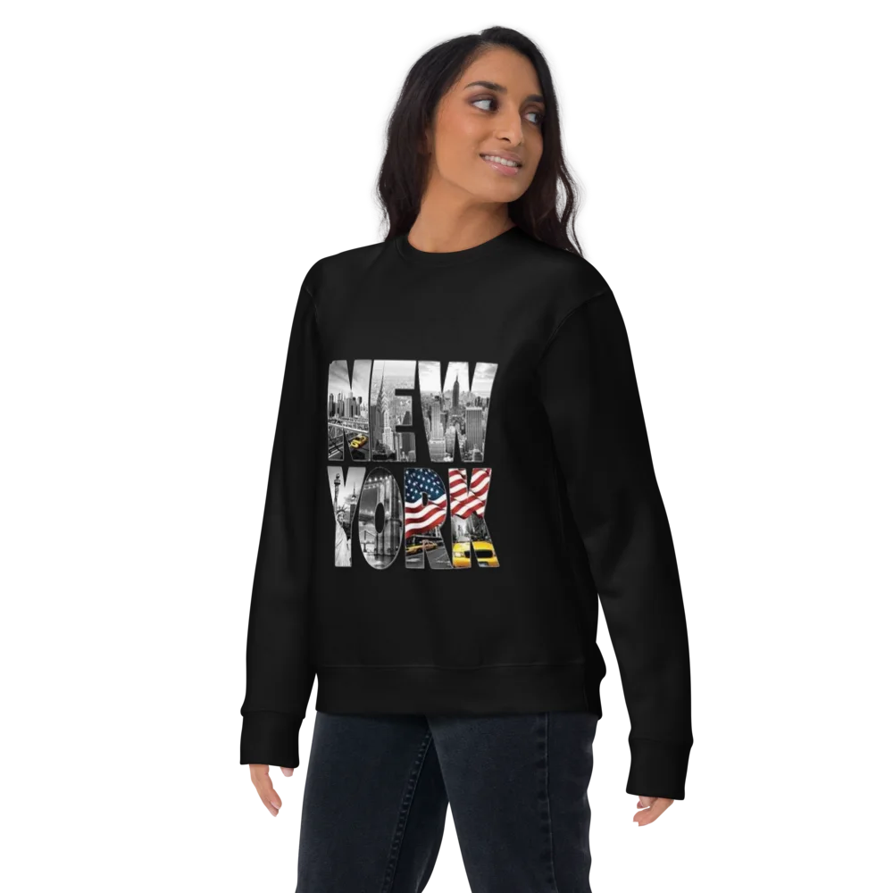 Unisex "New York City Vibes" Premium Sweatshirt – Bold Street Style