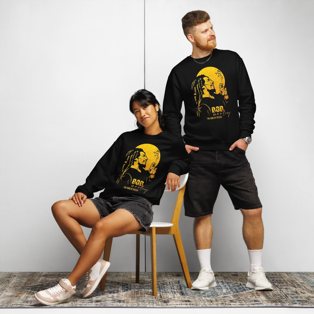 Bob Marley Unisex Sweatshirt – Timeless Comfort & Iconic Style