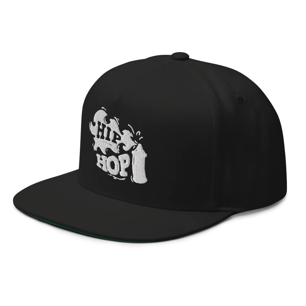 Classic  HIP HOP Snapback Hat – Streetwear Style with Green Undervisor