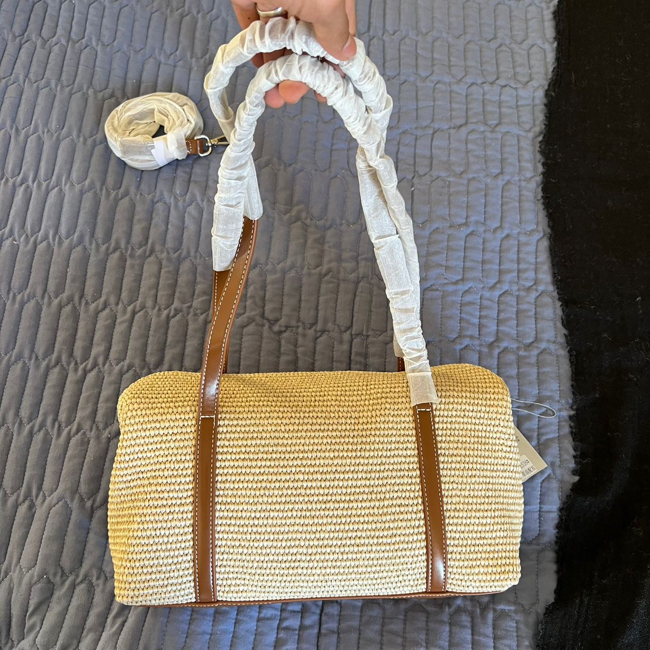 شنطة Luna Raffia Elegance