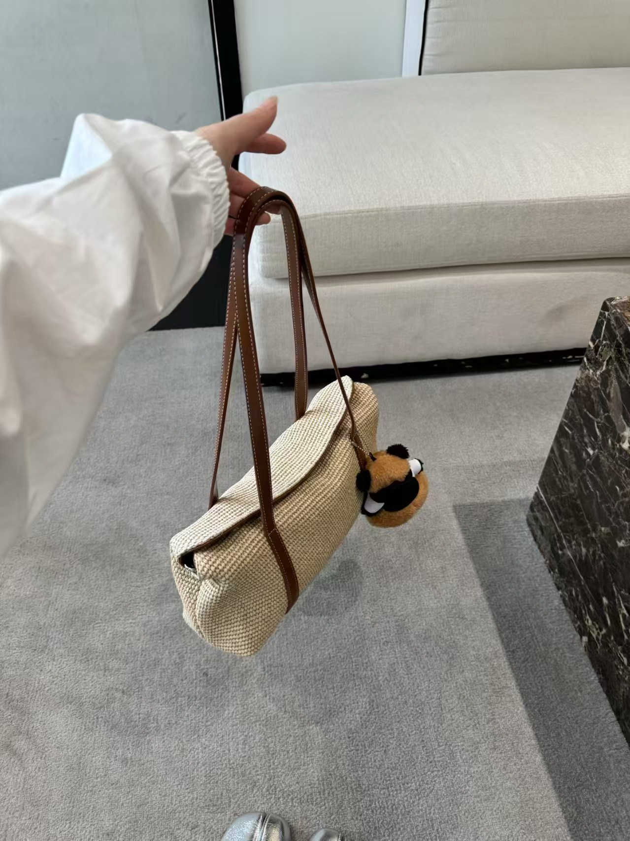 شنطة Luna Raffia Elegance