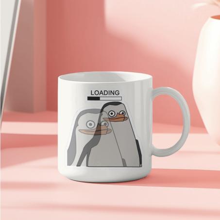 Loading Penguin Mug