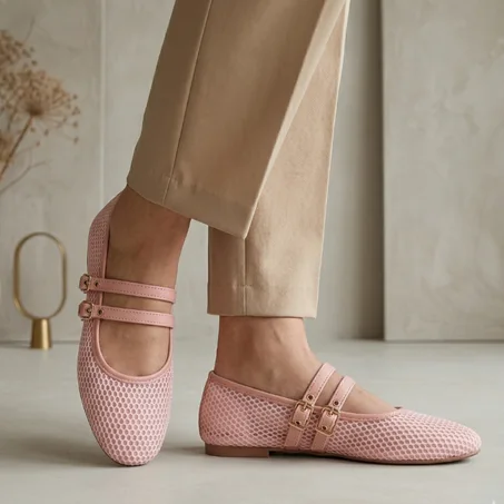 باليرين  مريحة وأنيقة – لمسة أنثوية راقية تناسب جميع الإطلالات 💕