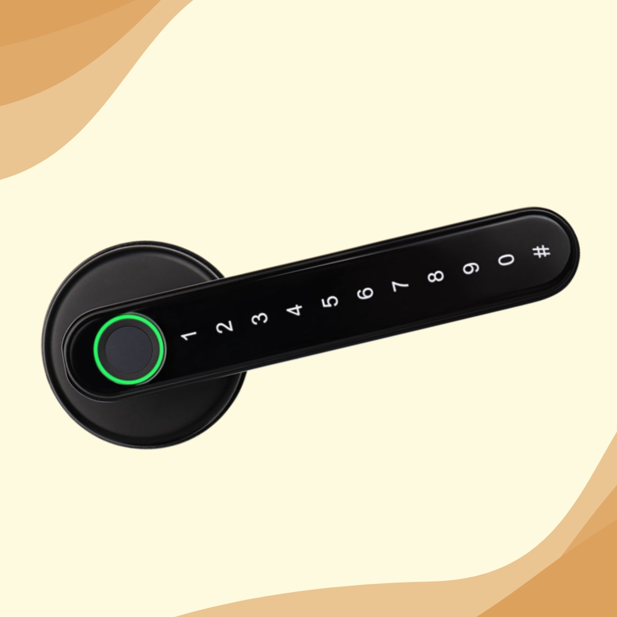 القفل الأمان بالبصمة