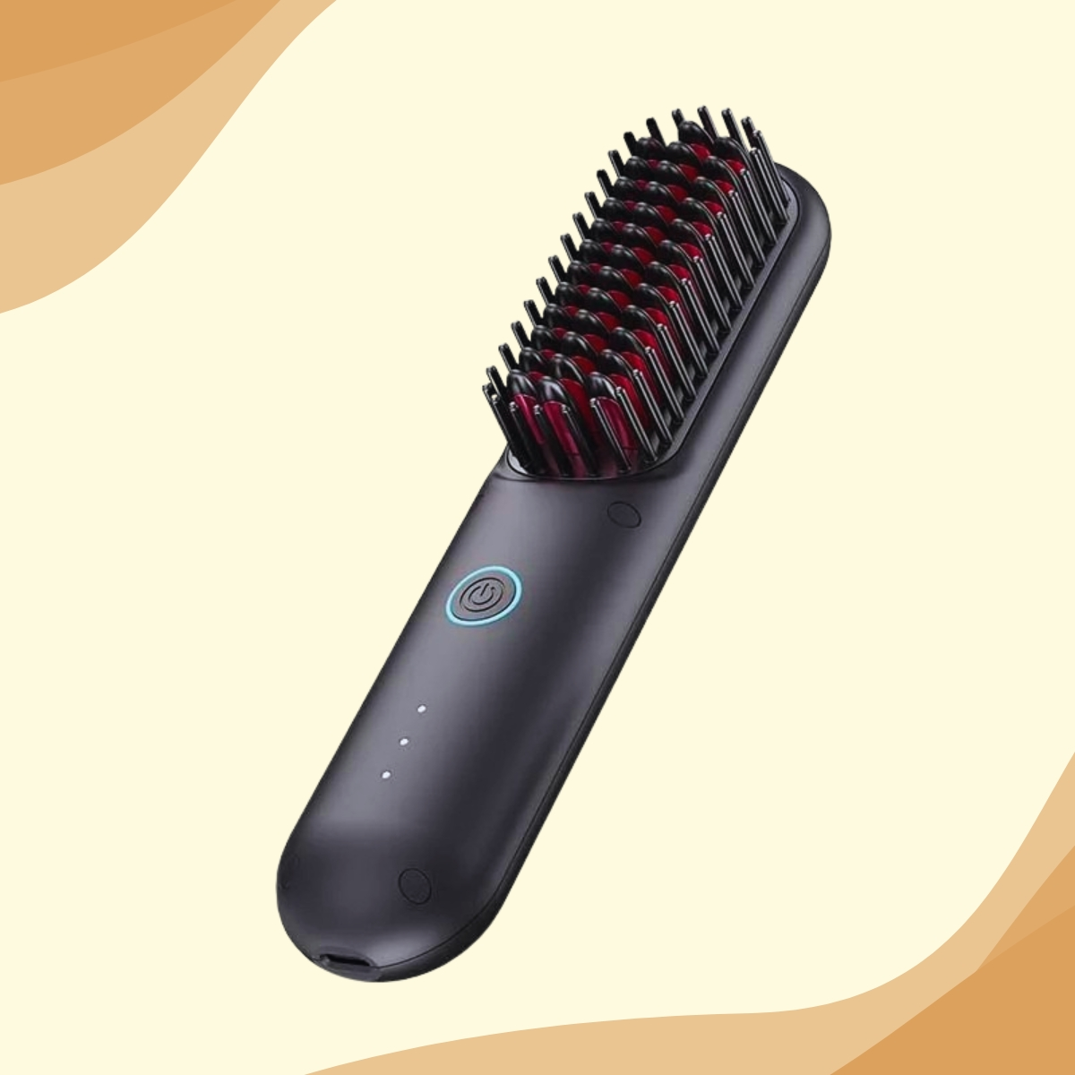 فرشاة تمليس الشعر اللاسلكية