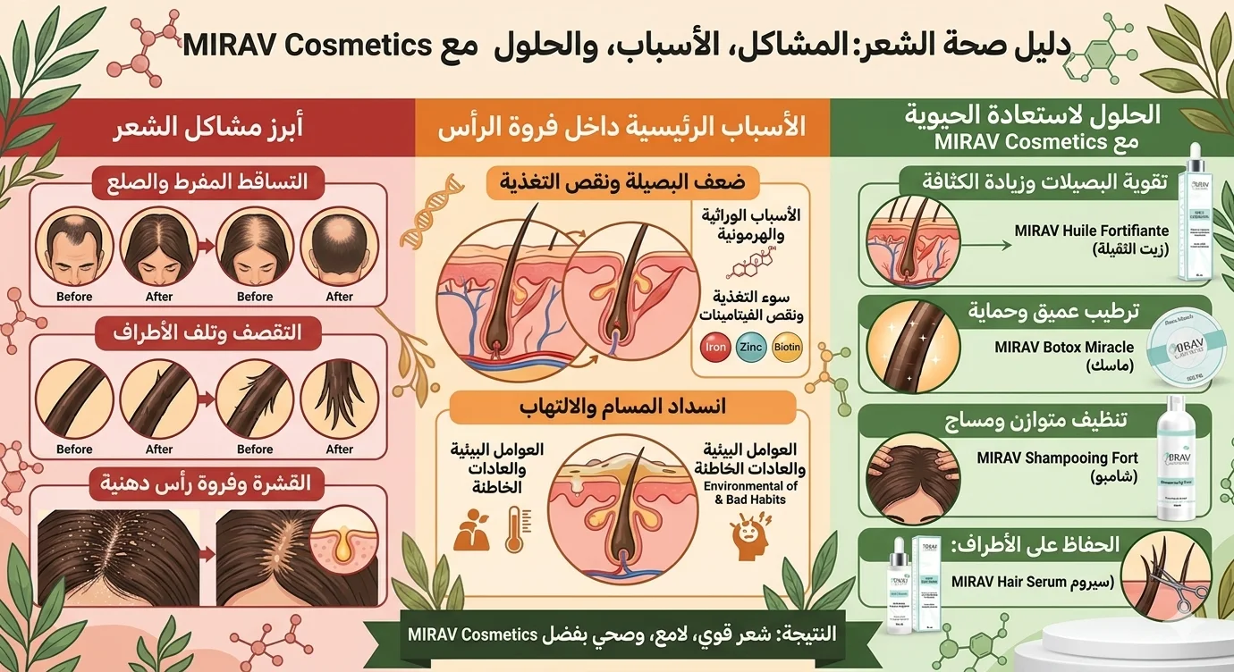 Pack Fortifiant Cheveux Complet - المجموعة المتكاملة لتقوية الشعر ومحاربة التساقط