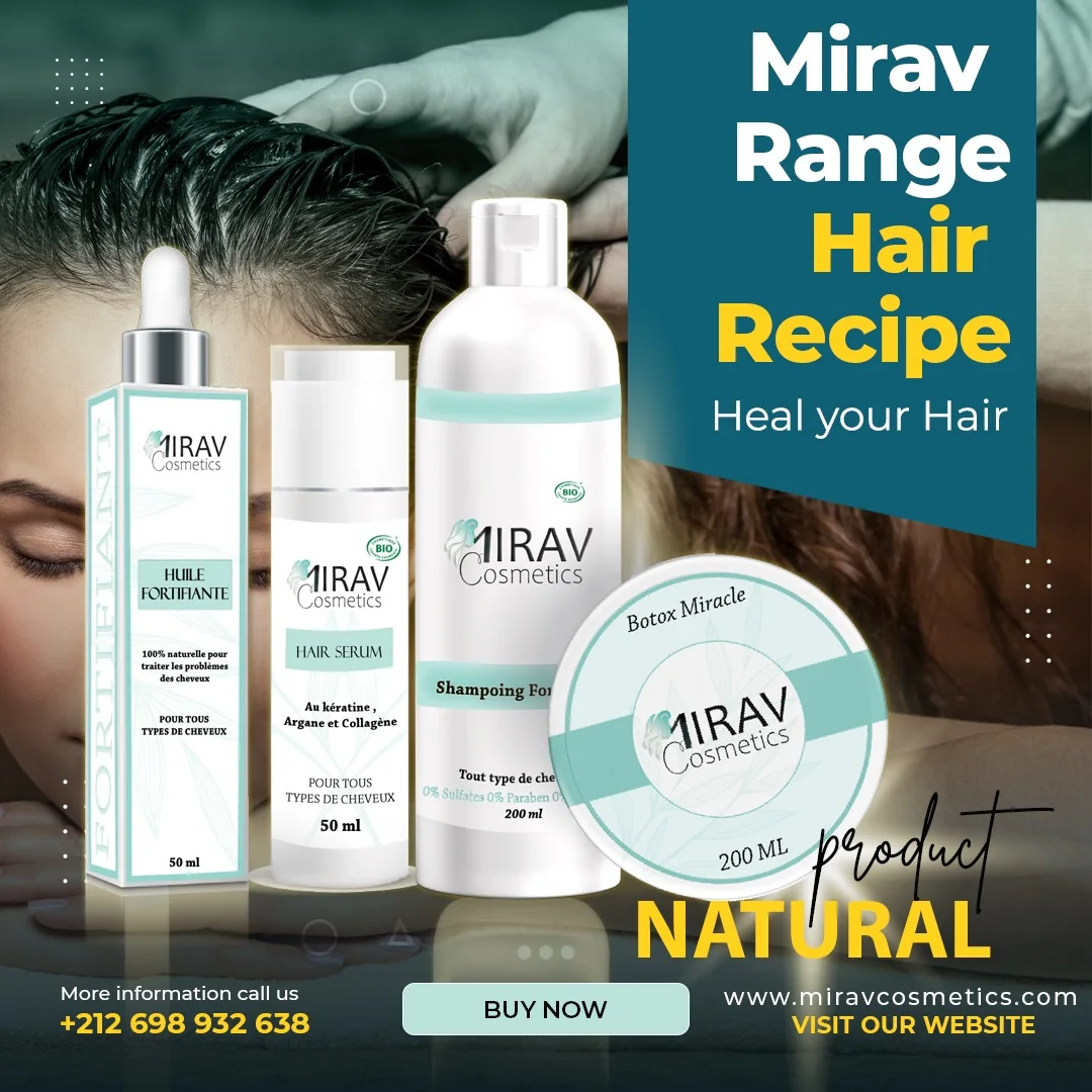 Pack Fortifiant Cheveux Complet - المجموعة المتكاملة لتقوية الشعر ومحاربة التساقط