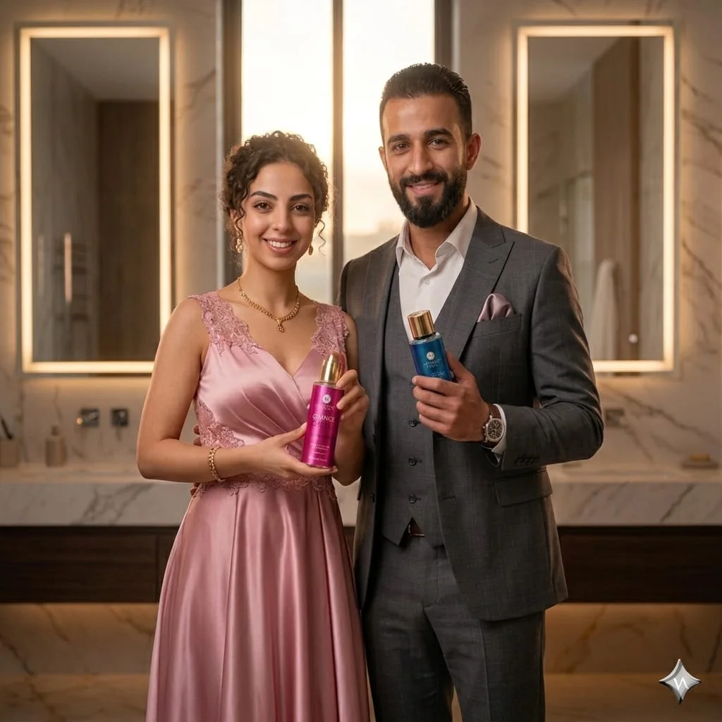 Pack Duo Parfait : 2 Sprays Victoria Anna & 2 Déodorants Naturels (Homme & Femme) - باك الزوجين المثالي: 2 معطرات للجسم و 2 مزيلات عرق طبيعية