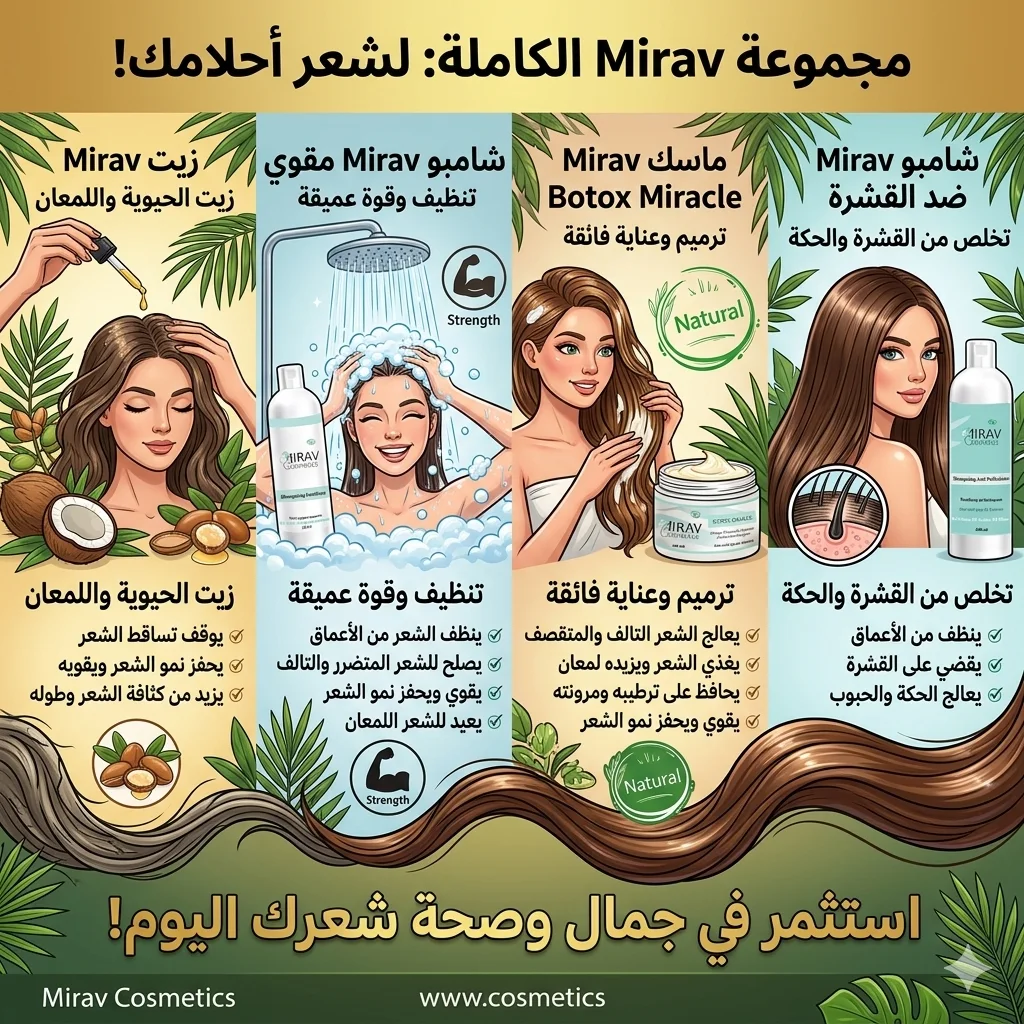 Pack Fortifiant Cheveux Complet - المجموعة المتكاملة لتقوية الشعر ومحاربة التساقط