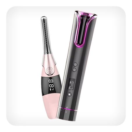 مجعد الشعر +  مجعد رموش