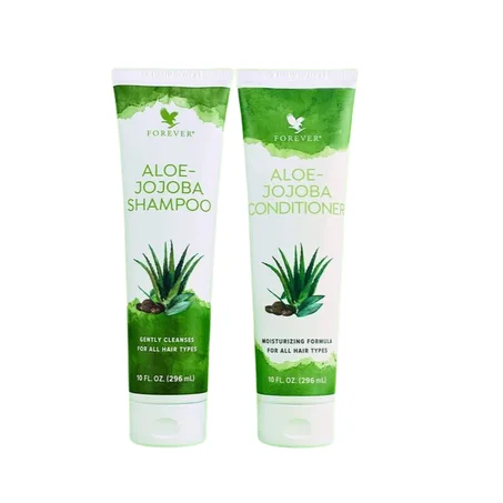 🌿 شامبو وبلسم الجوجوبا – Forever