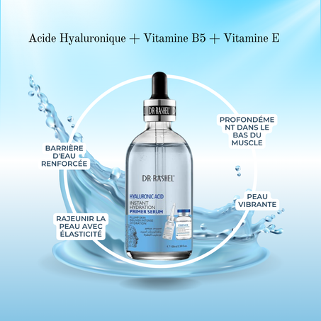 Sérum à l'Acide Hyaluronique DR.RASHEL pour Hydratation et Éclat du Visage