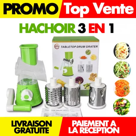 Hachoir 3 en 1 : Un tout nouveau modèle