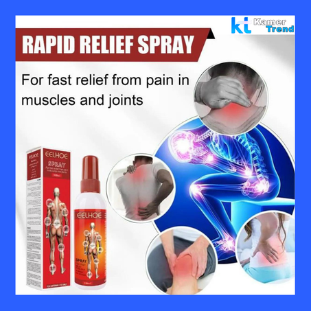 Spray organique de soulagement rapide des douleurs musculaires et articulaires