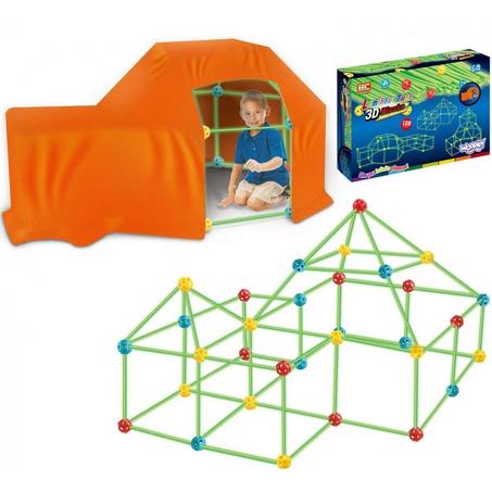 Kit de construction luminous tube 128 pcs