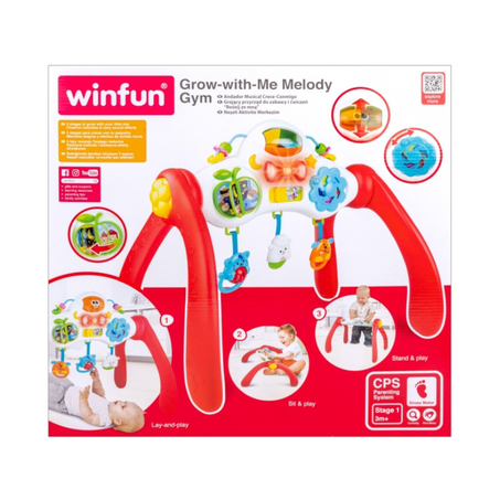 Winfun Melody Gym Rouge Unisexe