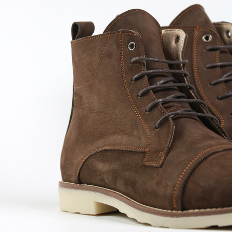 Brown Nubuck Ankle Boots