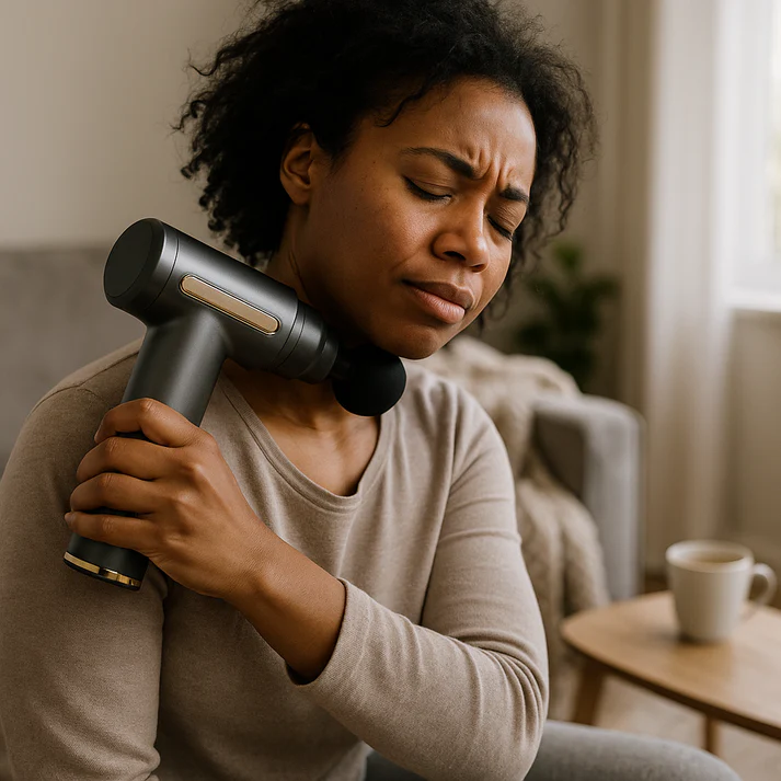 Pistolet de massage à quatre têtes au prix le plus bas