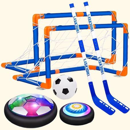 مجموعة ألعاب كرة القدم والهوكي 3 في 1