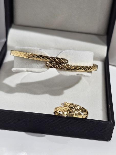 Ensemble femme acier doré COCO CRUSH DE CHANEL