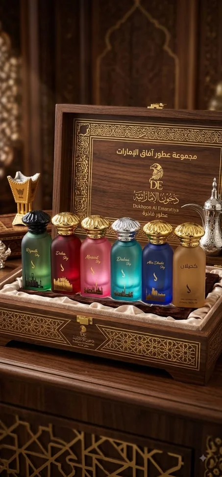 طقم عطور "دخون الإماراتية" السداسي