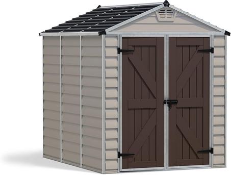 Palram- Canopia SkyLight 6'x 8' Storage Shed- Tan