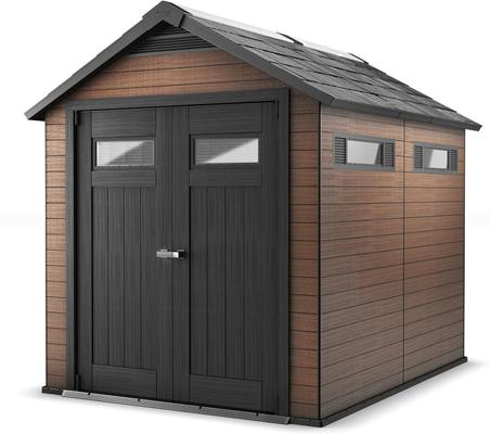 Keter 12-926523 Fusion Brown Resin Composite Garden Shed 229 x 287 x 252 cm