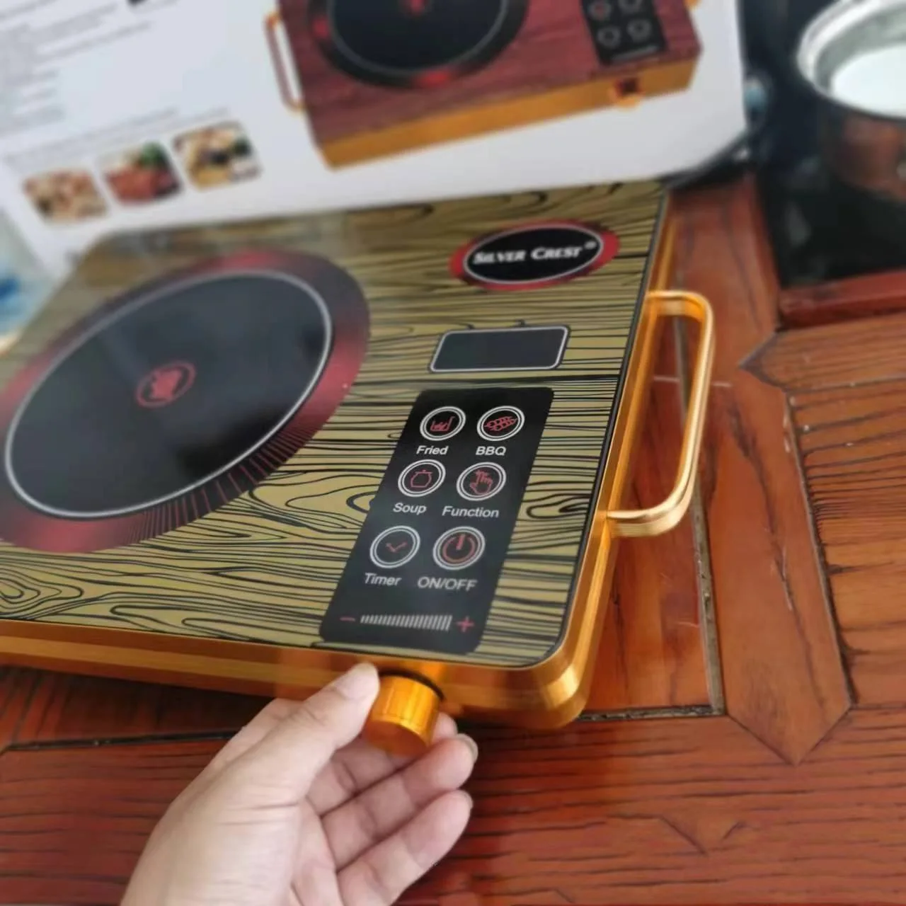 طباخ تاتش Silver Crest ضمان 6 أشهر