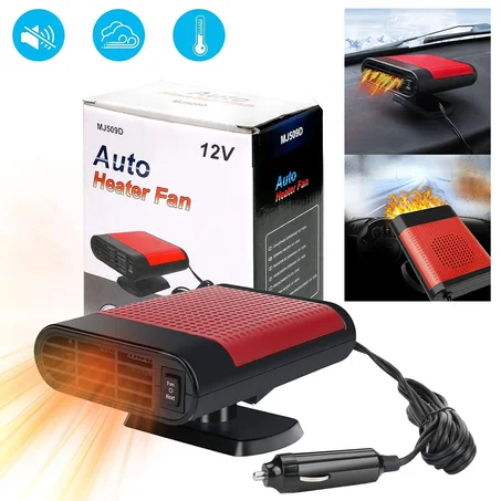 سخان ومروحة سيارة 2 في 1 – لتدفئة وتبريد فوري في كل الفصول