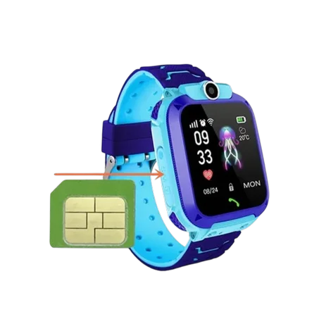 Montre Connectée Enfant Q12 – GPS, Appels et Bouton SOS pour Plus de Sécurité