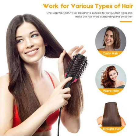 Brosse Soufflante 4-en-1 Professionnelle – Des Cheveux Sublimes en Quelques Minutes