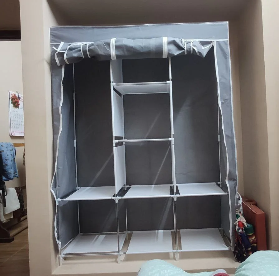 3 DOOR PORTABLE FOLDING WARDROBE